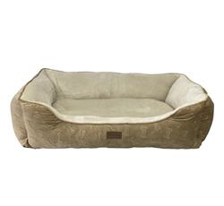 Ethical Pet Sleep Zone Embossed Bone Stepin 31" Taupe