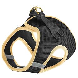 Black/Tan Step-In Vest Harness