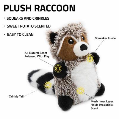PLUSH RACCOON SWEET POTATO - SM