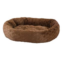 Ethical Pet Sleep Zone Diamond Cut Lounger 31" Choc