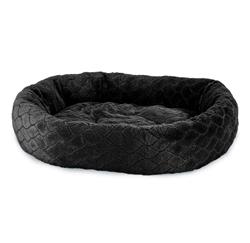 Ethical Pet Sleep Zone Diamond Cut Lounger 27" Black
