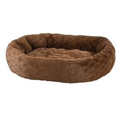 Ethical Pet Sleep Zone Diamond Cut Lounger 27" Choc