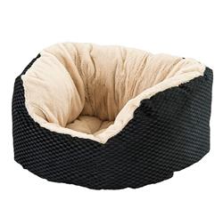 Ethical Pet Sleep Zone Checkerboard Napper 18" Blk