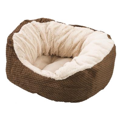 Ethical Pet Sleep Zone Checkerboard Napper 18" Chocolate