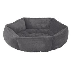Ethical Pet Sleep Zone Hexagon Cuddler 24" Deep Gray