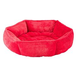 Ethical Pet Sleep Zone Hexagon Cuddler 24" Red