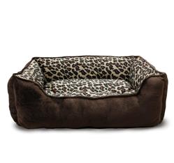 Ethical Pet Sleep Zone Cheetah Step In 31" Chocolate