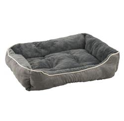 Ethical Pet Sleep Zone Piping Trim Slumber 28" Dark Gray