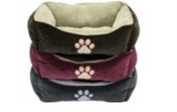 DMC Box Bed With Paw Print 1ea