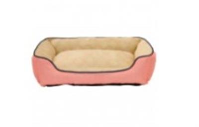 DMC Box Faux Linen Dog Bed Multicolor 1ea/27 By 36 in