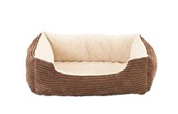 Spot Ethical Pet Corduroy Orthopedic Cuddler 27 Inch Chocolate