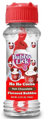 Bubble Lick Treat for Dogs - Holiday Flavors! (Hot Chocolate, Gingerbread, Peppermint, Egg Nog)