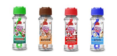 Bubble Lick Treat for Dogs - Holiday Flavors! (Hot Chocolate, Gingerbread, Peppermint, Egg Nog)