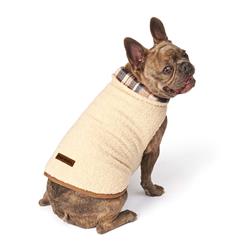 Cordova Reversible Vest, Oatmeal/Brown