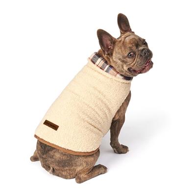 Cordova Reversible Vest, Oatmeal/Brown