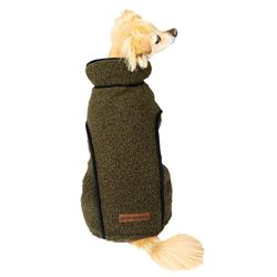 Clearwater Boucle Vest Reversible - Olive Green