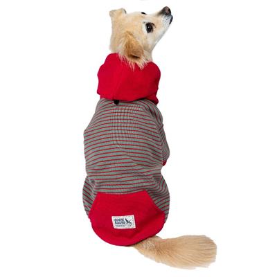 Tahoe Striped Hoodie, Green/Red