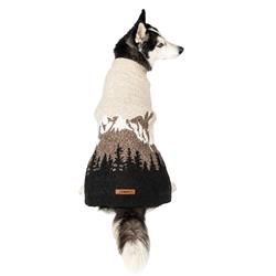 Heathered Mountain Landscape Sweater