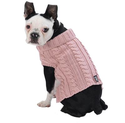 Marley'S Cable Sweater, Rose