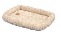 SnooZZy Plush Bolster Kennel Dog Mat Tan 1ea/XL