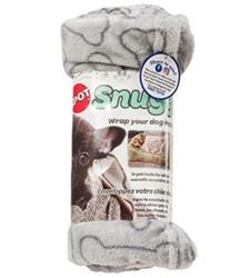 Spot Snuggler Bones Blanket Grey 1ea/40 In X 60 in