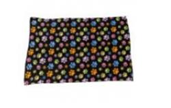 Spot Snuggler Rainbow Pawprint Blanket Black 1ea/40 In X 60 in