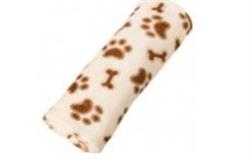Spot Snuggler Bones/Paws Print Blanket Cream, 1ea/30 In X 40 in