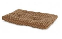 Petmate Plush Kennel Dog Mat Tobacco Brown 1ea/23 in X 16 in