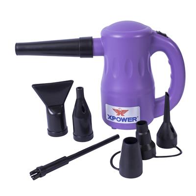 XPOWER B-53 Airrow Pro Multipurpose Home Pet Dryer, Duster, Air Pump, Blower - Purple
