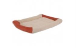 Aspen Self Warming Bolster Dog Mat Barn Red, Cream 1ea/20.5 in X 14 in