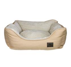 Tall Tails Dog Bolster Bed Khaki Medium
