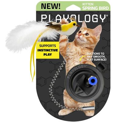 PLAYOLOGY CAT -  SUCTION CUP SPRING BIRD