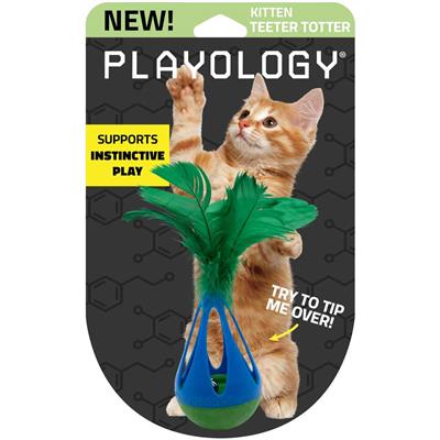 PLAYOLOGY CAT - TEETER TOTTER WITH FEATHER