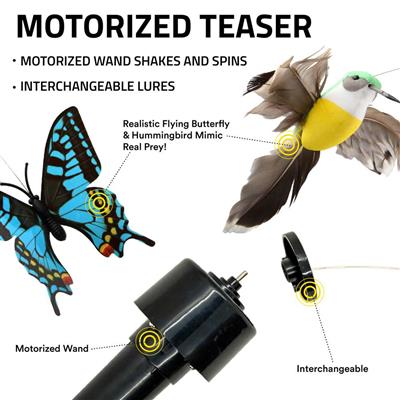 PLAYOLOGY CAT -  MOTORIZED HUMMINGBIRD / BUTTERFLY TEASER