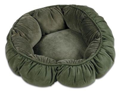 Aspen Puffy Round Pet Bed Assorted 1ea/18 in
