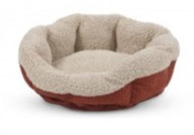 Aspen Self-Warming Oval Lounger Barn Red, Cream 1ea/19 in