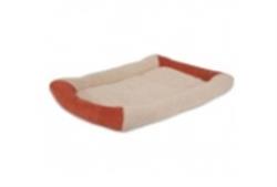 Aspen Self Warming Bolster Dog Mat Barn Red, Cream 1ea/23.5 in X 16.5 in