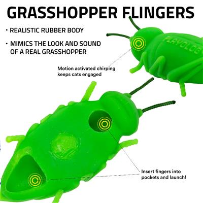 PLAYOLOGY - CAT - CHIRPING GRASSHOPPERS - 2-PACK