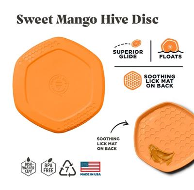 Project Hive Disc/Lickmat Scented Sweet Mango/Orange Large