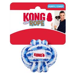KONG Rope Puppy Toy Ball Assorted 1ea/SM