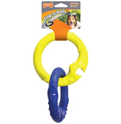 Nylabone Power Play Tug-a-Ball 2-in-1 Ball and Tug Toy for Dogs 1ea/Large/Giant - Up To 50 lb