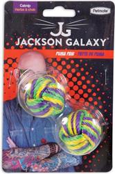 Jackson Galaxy Puma Paw Catnip Toy Purple, Green, Yellow 1ea/One Size, 2 pk