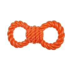 Infinity TPR Figure 8 Tug Toy Orange 12in.
