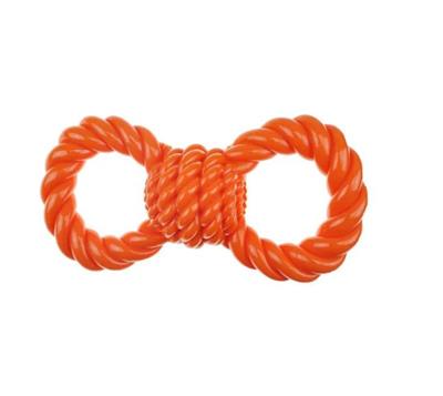 Infinity TPR Figure 8 Tug Toy Orange 12in.