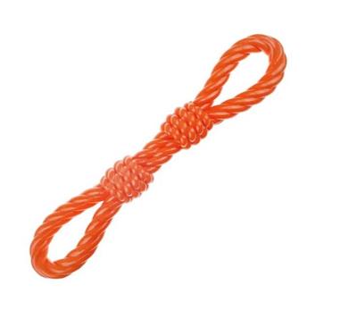 Infinity TPR Double Fist Tug Toy Orange 18in.