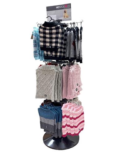 Assorted Spinner Rack Sweater Styles