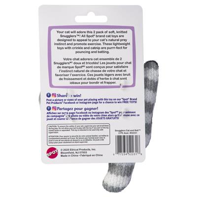 Spot Snugglers Cat & Ball 2 Pack Assorted