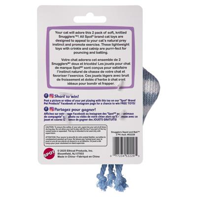 Spot Snugglers Squid & Ball 2 Pack Assorted