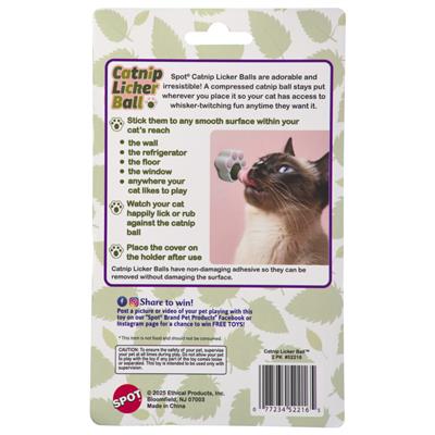 Spot Catnip Licky Ball 2 Pack