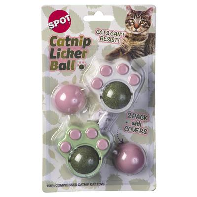 Spot Catnip Licky Ball 2 Pack